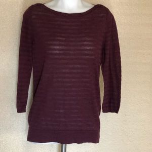 Burgundy Ann Taylor Sweater